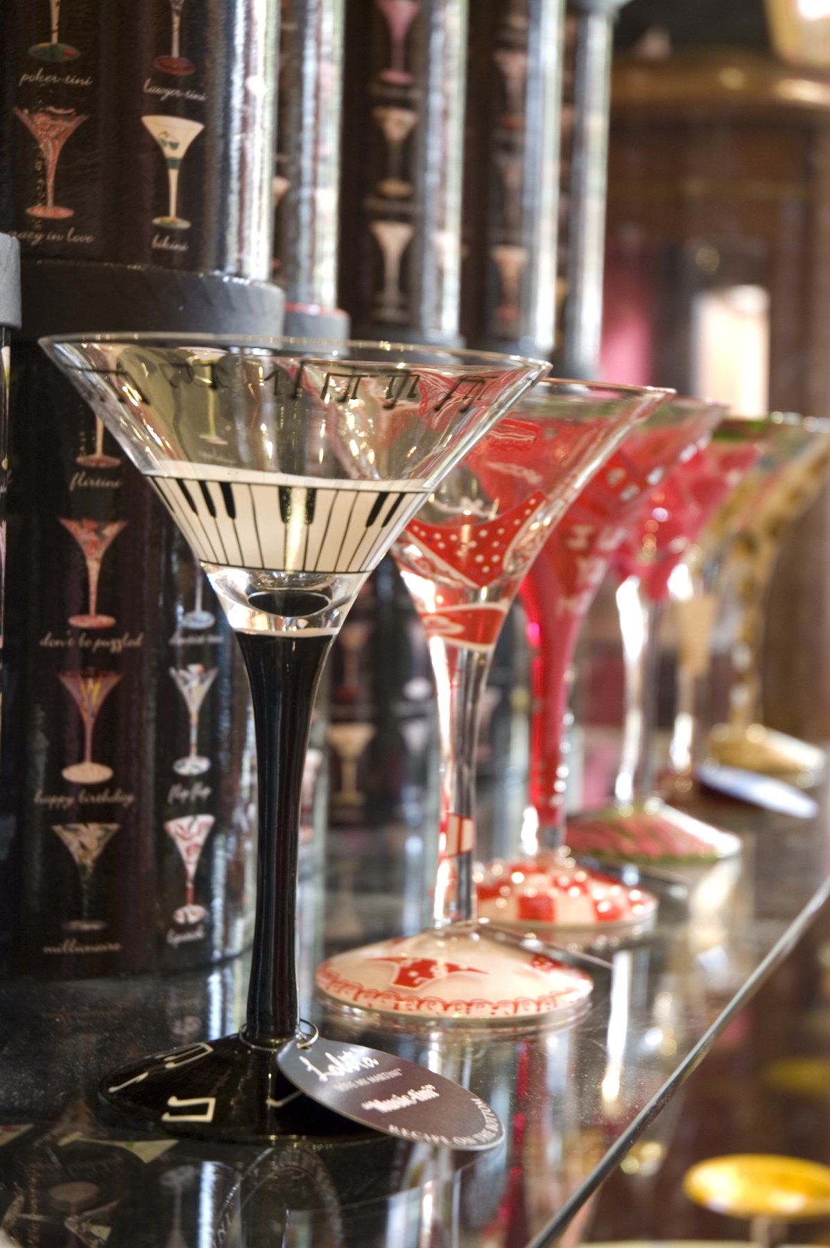Two cocktails raised in a toast